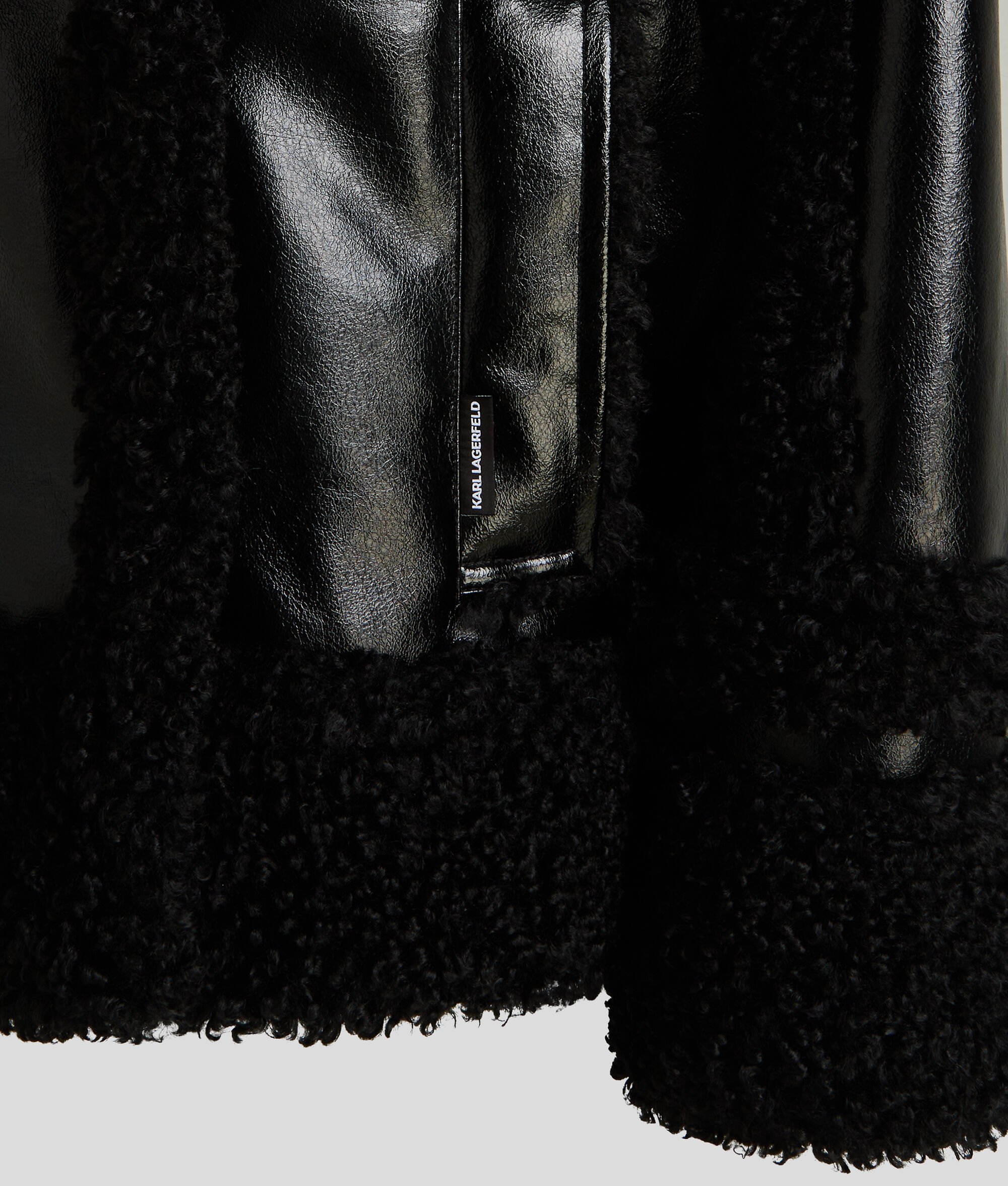 (image for) Cutting-Edge FAUX-SHEARLING AVIATOR JACKET